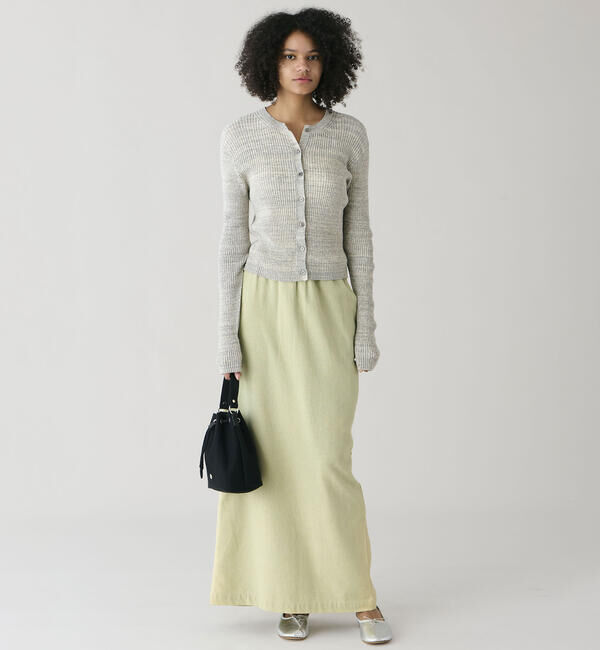  「WALANCE | シルクネップ ロングスカート WOMEN」|スカート|