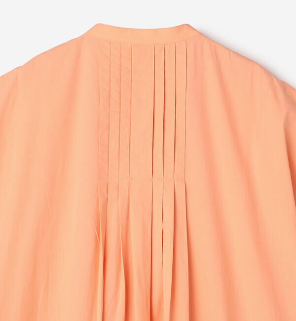  「INDIA INDUSTRY | コットンポプリン ピンタックシャツワンピース WOMEN」|ワンピース|