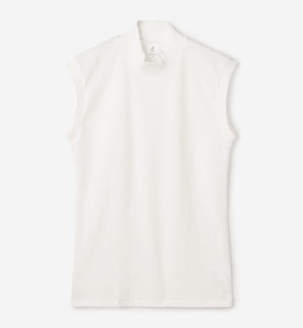  「ANATOMICA | モックネック スリーブレスTシャツ WOMEN」|Tシャツ・カットソー|