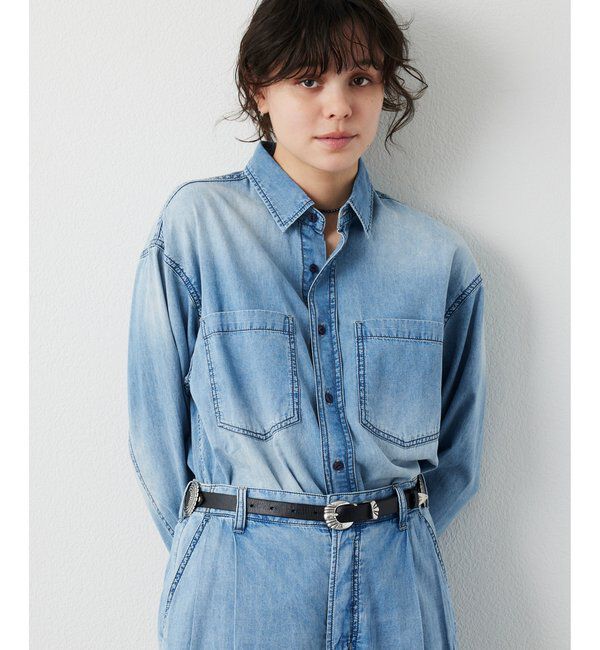 「ライトオンスデニムシャツ」|シャツ・ブラウス|