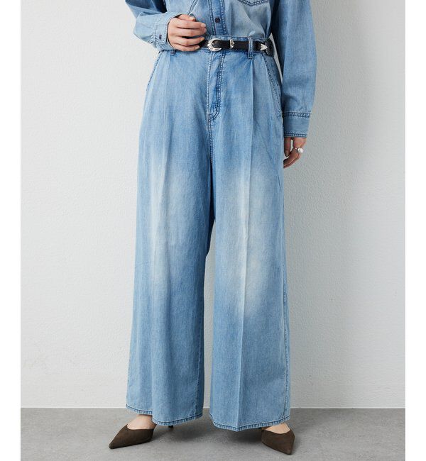  「ライトオンスデニムパンツ」|デニム|