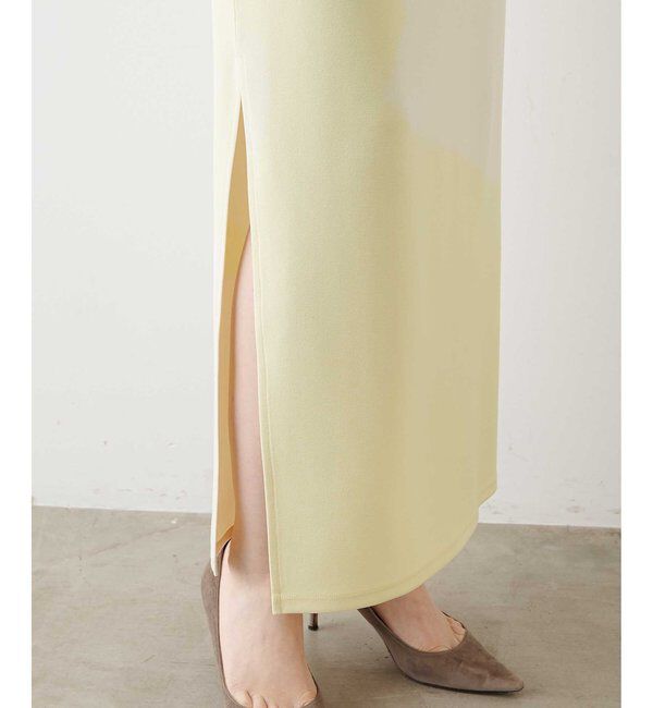  「カットジョーゼットスリットスカート」|スカート|