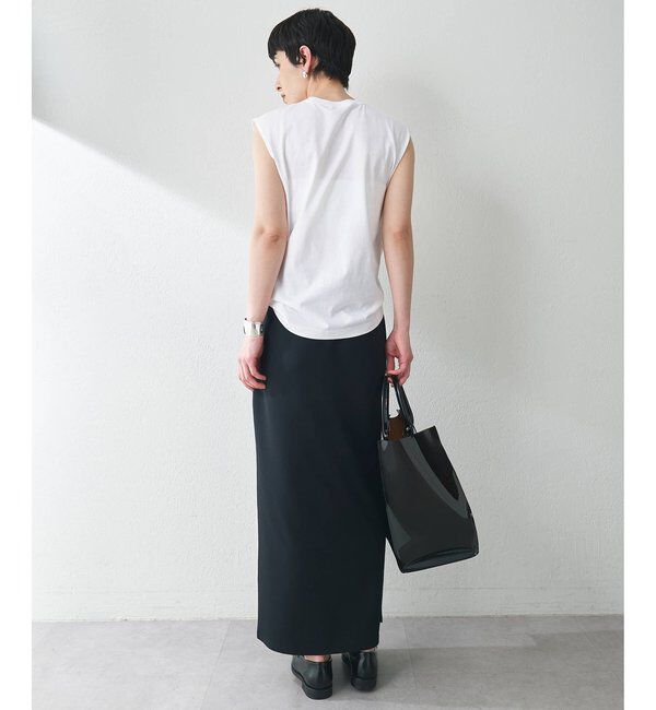  「カットジョーゼットスリットスカート」|スカート|