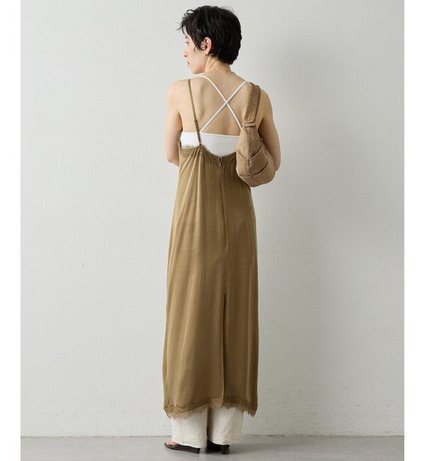 THE PAUSE「【THE PAUSE】レーストリムキャミワンピース」|ワンピース|