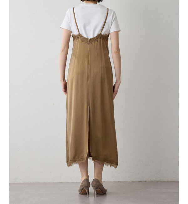 THE PAUSE「【THE PAUSE】レーストリムキャミワンピース」|ワンピース|