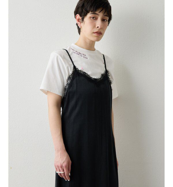 THE PAUSE「【THE PAUSE】レーストリムキャミワンピース」|ワンピース|