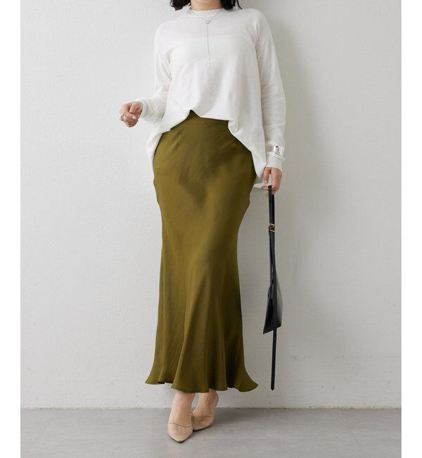 Drawing Numbers「【Drawing Numbers】キュプラバイアスマーメイドスカート」|スカート|