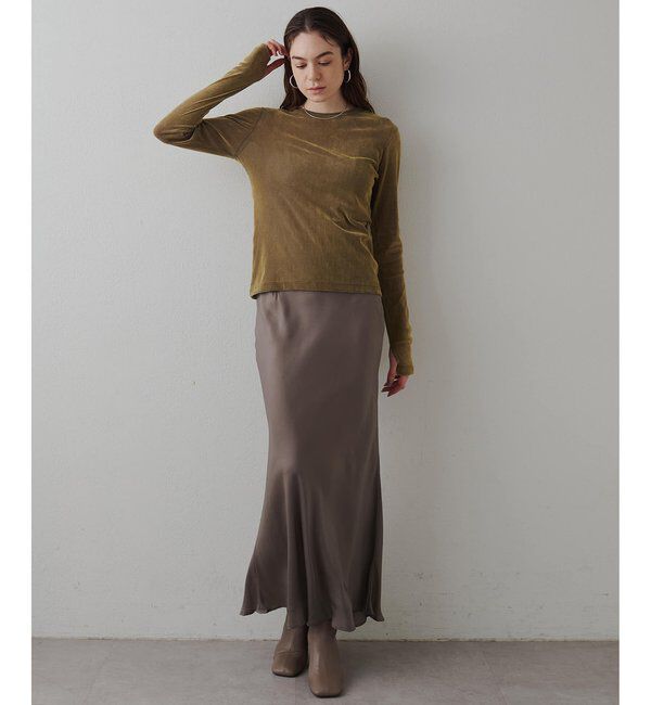 Drawing Numbers「【Drawing Numbers】キュプラバイアスマーメイドスカート」|スカート|