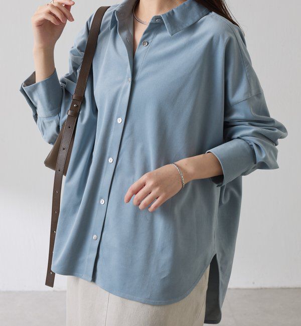  「メタルボタンコーデュロイシャツ」|シャツ・ブラウス|