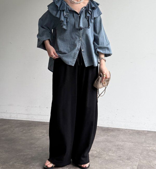  「ドロストスウェットパンツ」|チノ|