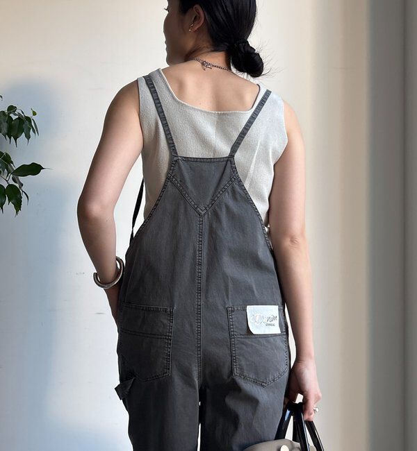  「ストレッチツイルピグメント加工オールインワン」|ワンピース|