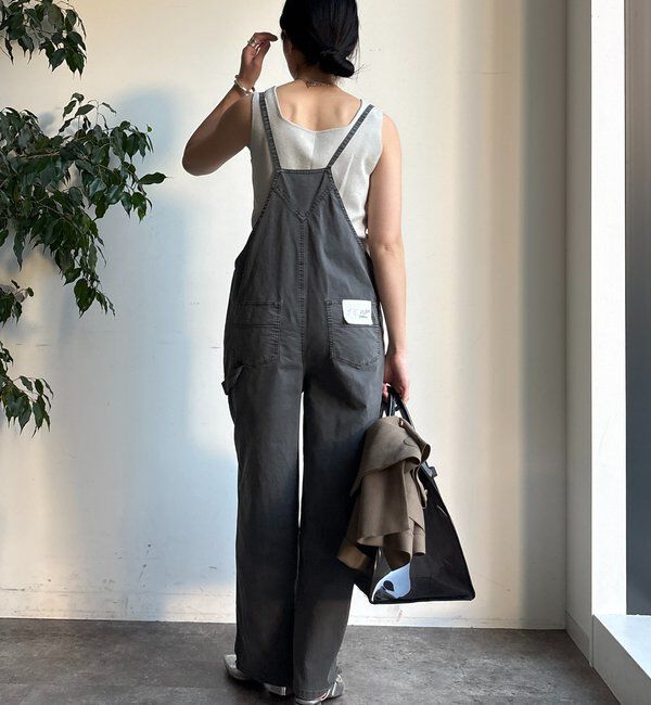  「ストレッチツイルピグメント加工オールインワン」|ワンピース|