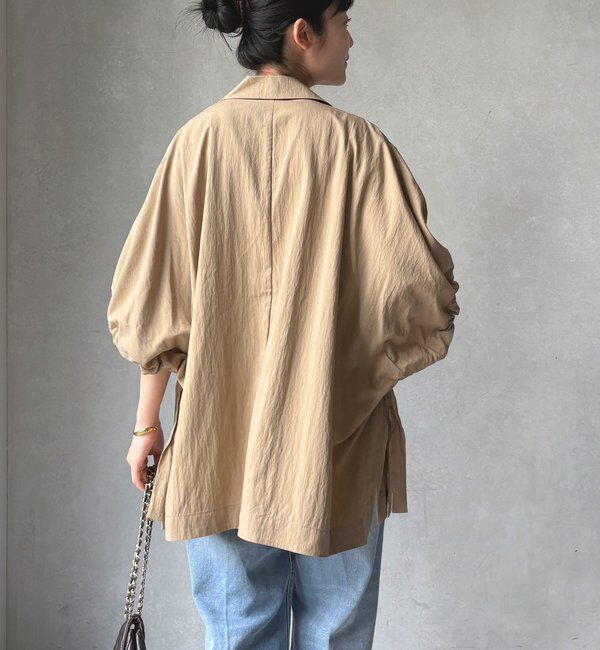  「【WEB限定】ポンチョテーラードジャケット」|テーラードジャケット|