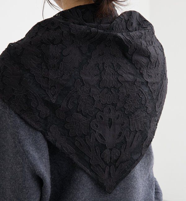  「【a Nice （ア ・ニース）】クラフトレースストール」|ストール|