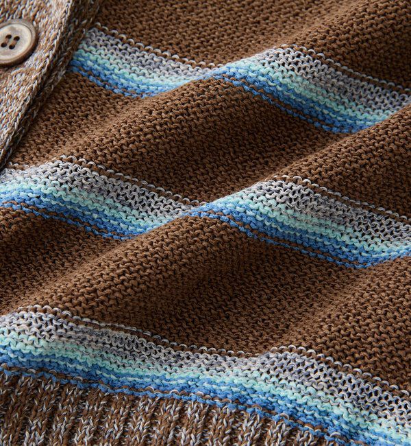  「【存在感抜群】マルチボーダーカーデ」|カーディガン|