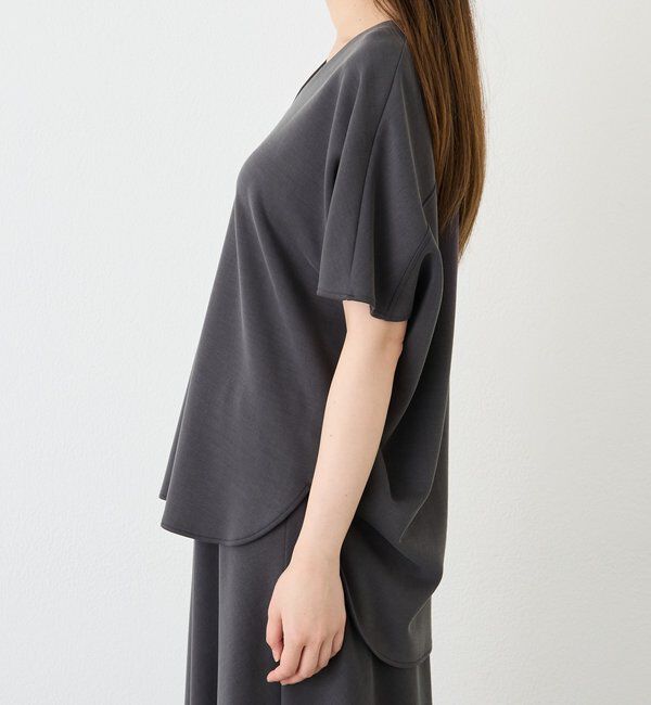  「予約【セットアップ着用可能/接触冷感機能付き】ドレーピーカットソー」|Tシャツ・カットソー|