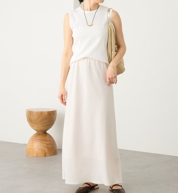  「予約【ストレッチ性抜群】テレコスリーブレスTee」|Tシャツ・カットソー|