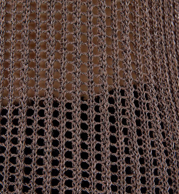  「【手洗い可】メッシュラメアメスリニット」|ニット・セーター|