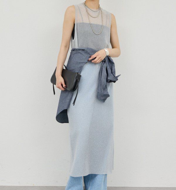  「ラメニットドレス」|ワンピース|