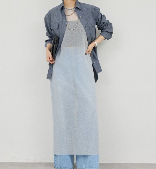  「ラメニットドレス」|ワンピース|