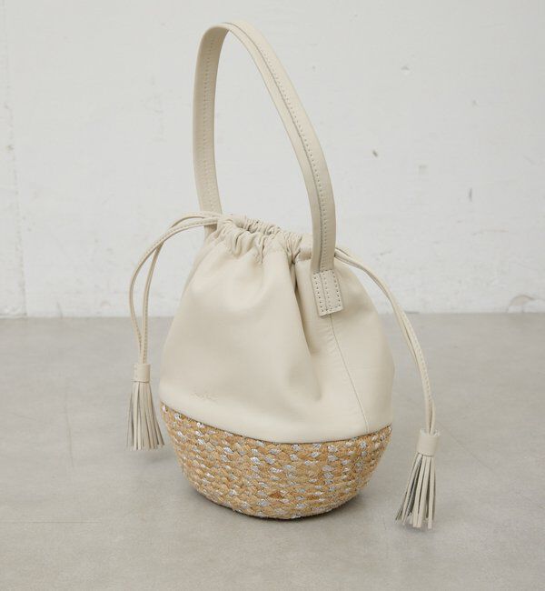  「【Jhuri Shate】ドローストリングバッグ」|トートバッグ|