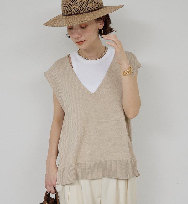  「サイドスリットニット」|ニット・セーター|