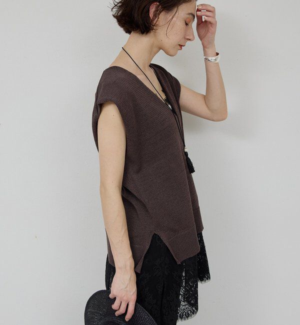  「サイドスリットニット」|ニット・セーター|