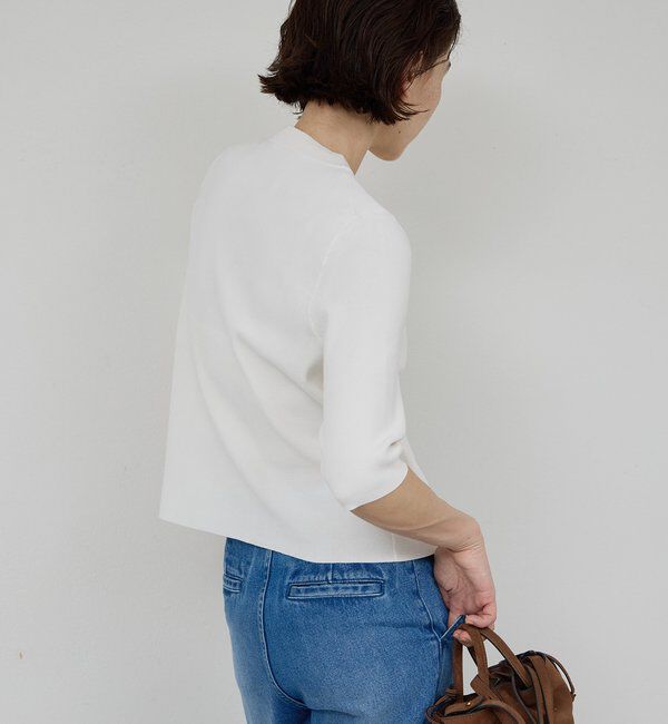  「オーバルボタンカーディガン」|ニット・セーター|