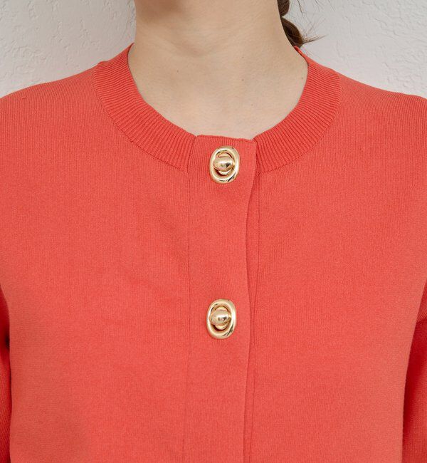  「オーバルボタンカーディガン」|ニット・セーター|