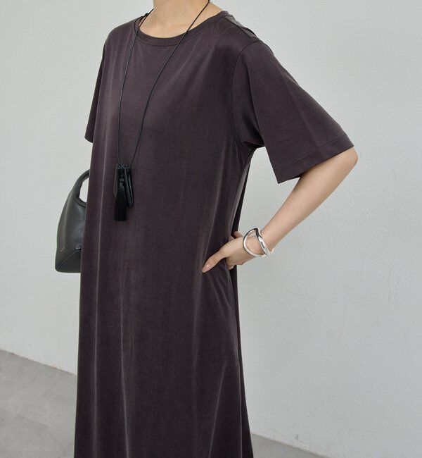  「キュプラジャージードレス」|ワンピース|
