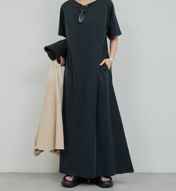  「キュプラジャージードレス」|ワンピース|