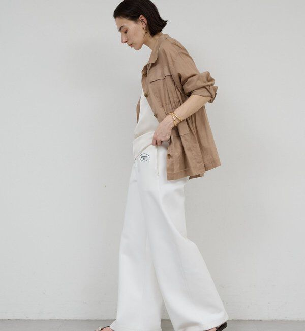  「刺繍ロゴスウェットパンツ」|チノ|