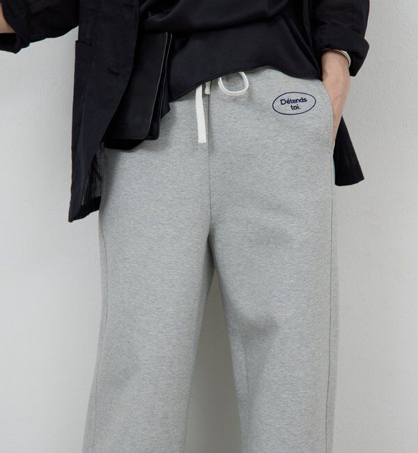  「刺繍ロゴスウェットパンツ」|チノ|