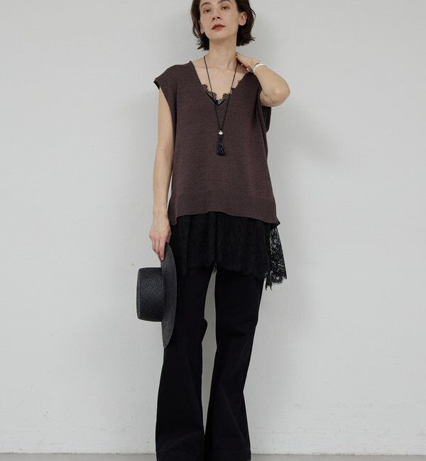  「コードレースキャミチュニック」|シャツ・ブラウス|