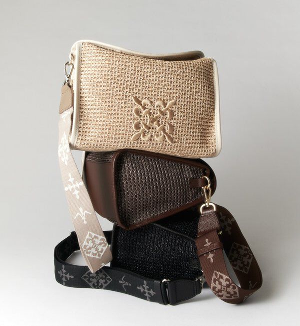  「ナイロンラフィアショルダーバッグ」|ショルダー・メッセンジャー|