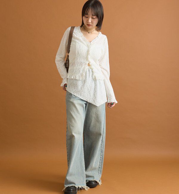  「ビスチェSETレースカーデ」|カーディガン|