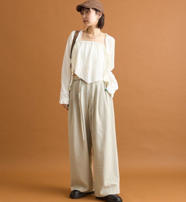  「ビスチェSETレースカーデ」|カーディガン|