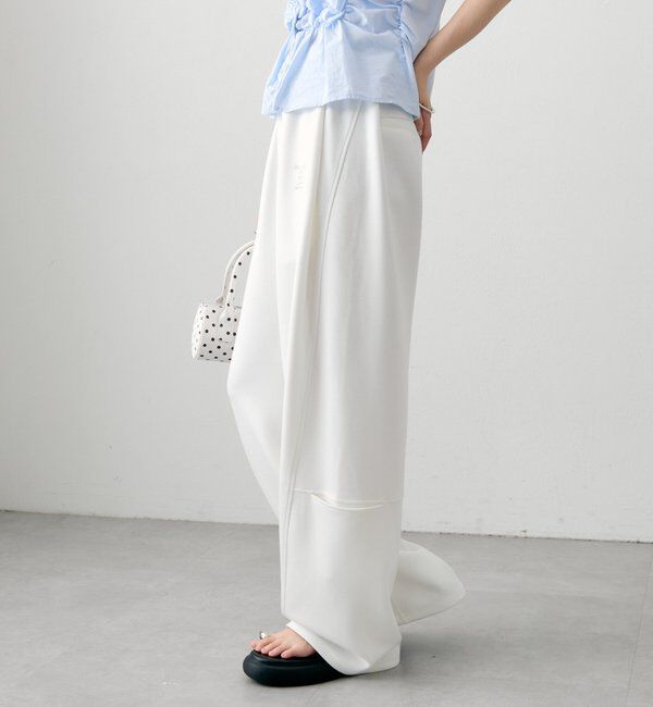  「タックカーブスウェットパンツ」|チノ|