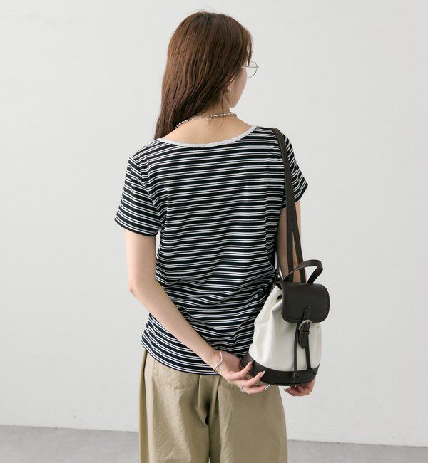  「スクエアネックヘンリーTシャツ」|Tシャツ・カットソー|