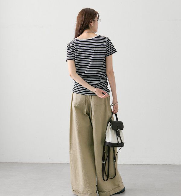  「スクエアネックヘンリーTシャツ」|Tシャツ・カットソー|