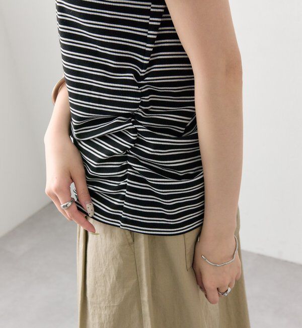  「スクエアネックヘンリーTシャツ」|Tシャツ・カットソー|