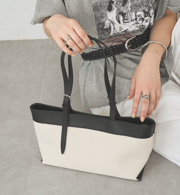 「サイドベルトコンビBAG」|トートバッグ|