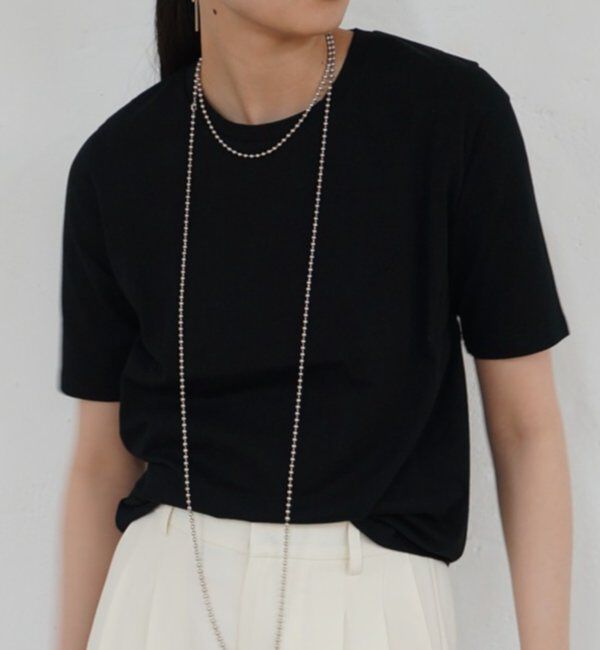  「エッセンシャルT」|Tシャツ・カットソー|ブラック