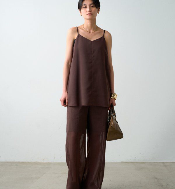  「【JAPAN MADE】シアーパンツ」|チノ|