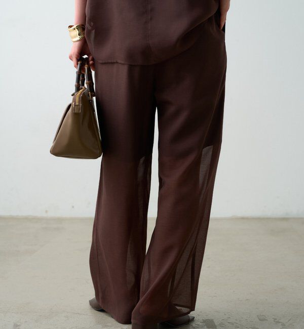  「【JAPAN MADE】シアーパンツ」|チノ|