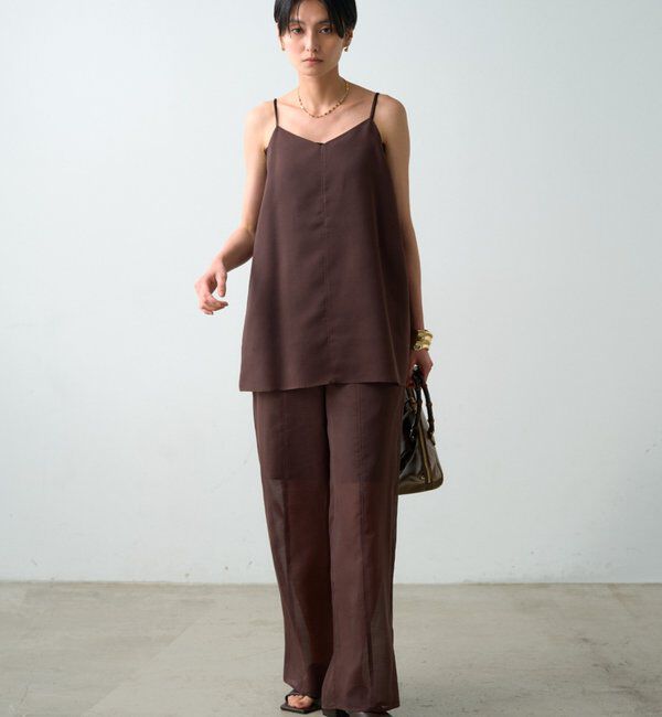  「【JAPAN MADE】シアーパンツ」|チノ|