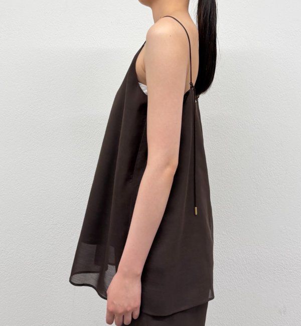  「【JAPAN MADE】シアーキャミ」|シャツ・ブラウス|