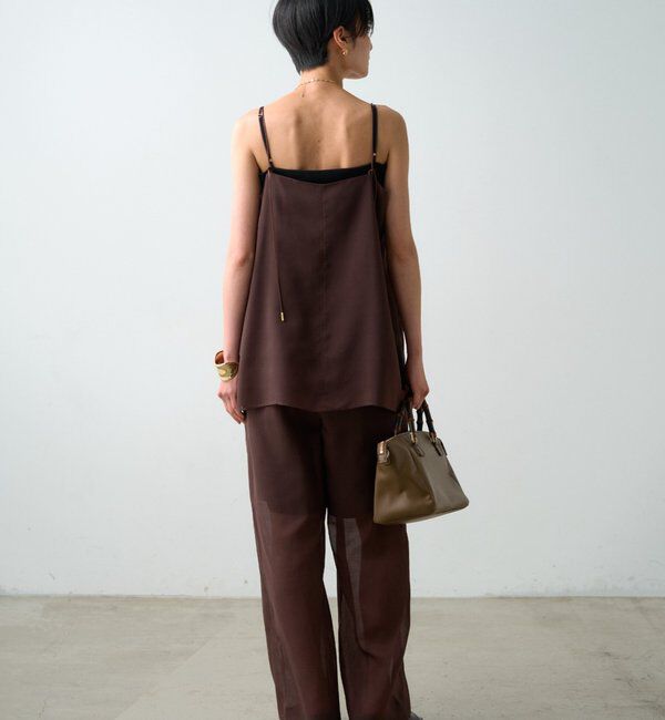  「【JAPAN MADE】シアーキャミ」|シャツ・ブラウス|