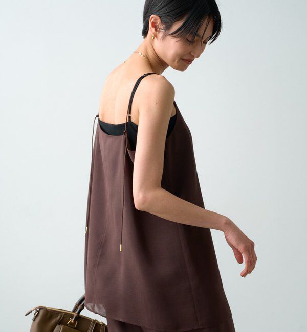  「【JAPAN MADE】シアーキャミ」|シャツ・ブラウス|