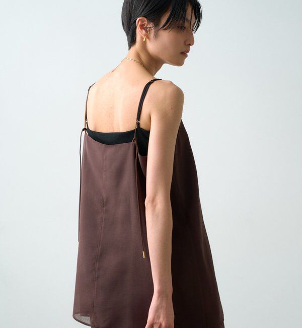  「【JAPAN MADE】シアーキャミ」|シャツ・ブラウス|